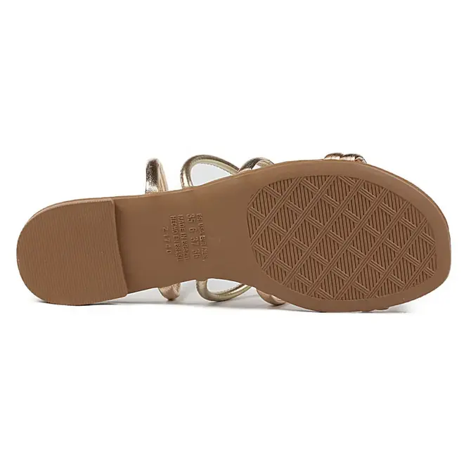 Sandália Dakota Flat Champagne Feminino