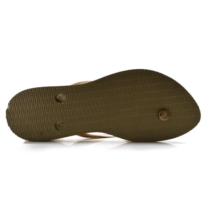 Chinelo Havaianas Feminino Slim Point Bege 4149584