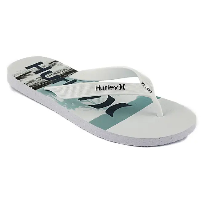 Chinelo Hurley Practice Branco Masculino