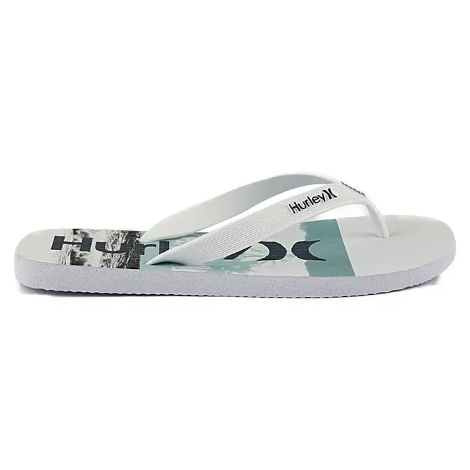 Chinelo Hurley Practice Branco Masculino