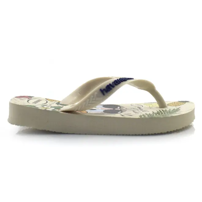Chinelo Infantil Havaianas Top Disney Creme 4148941 INF