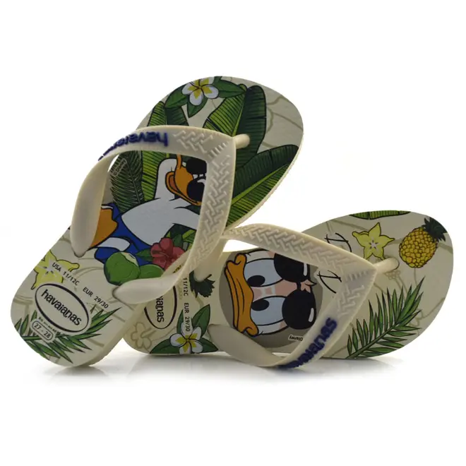 Chinelo Infantil Havaianas Top Disney Creme 4148941 INF