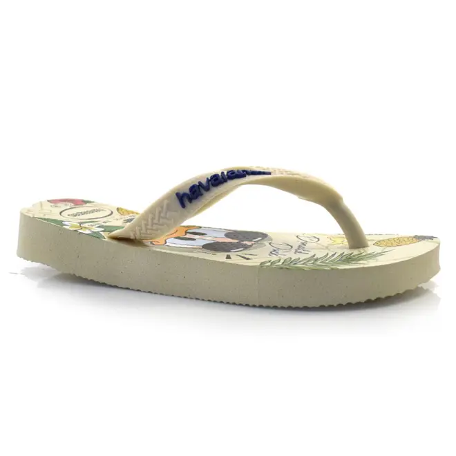 Chinelo Infantil Havaianas Top Disney Creme 4148941 INF
