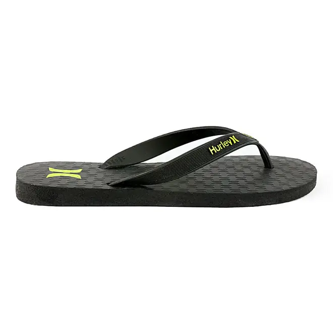 Chinelo Icon Hurley Preto e Verde Masculino