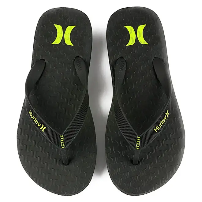 Chinelo Icon Hurley Preto e Verde Masculino