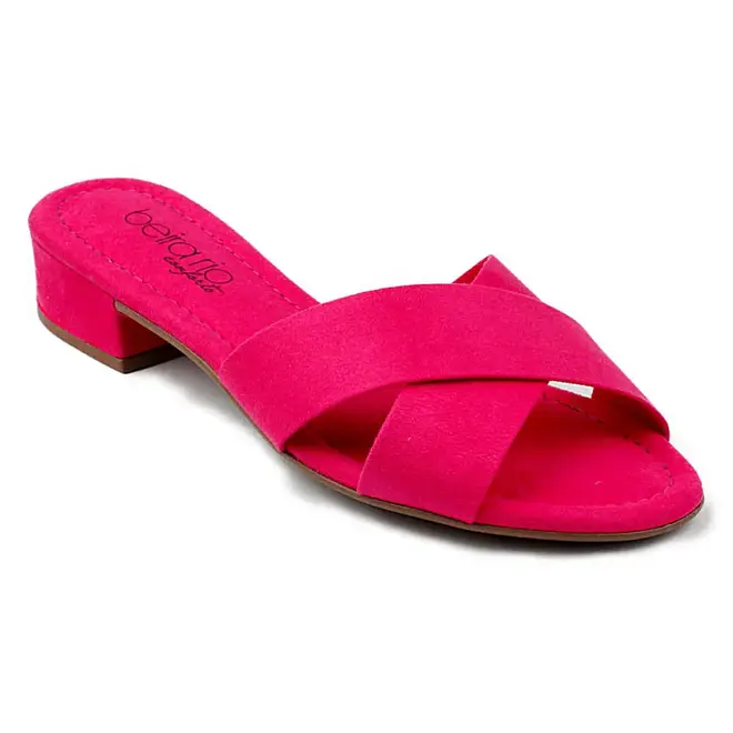 Tamanco Beira Rio Tiras Cruzadas Pink Feminino