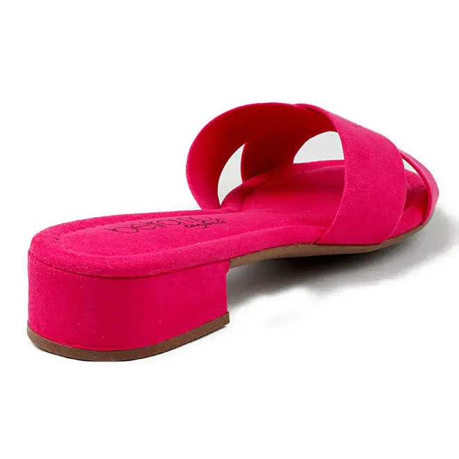 Tamanco Beira Rio Tiras Cruzadas Pink Feminino