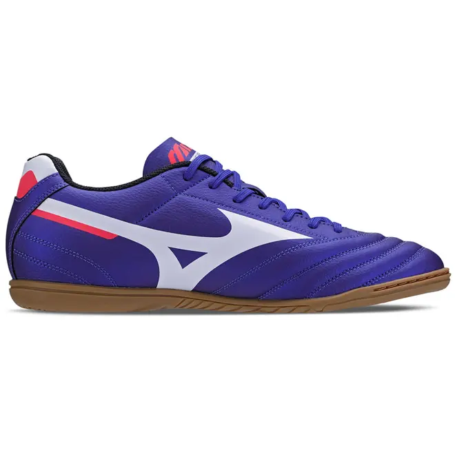 Kit 1 Chuteira Futsal Masculina Mizuno Morelia Club IN e 1 Meião de Futebol Morelia