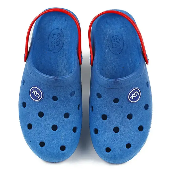 Babuche Mar & Cor Infantil Menino Azul e Vermelho