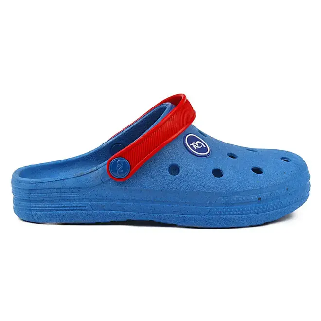 Babuche Mar & Cor Infantil Menino Azul e Vermelho