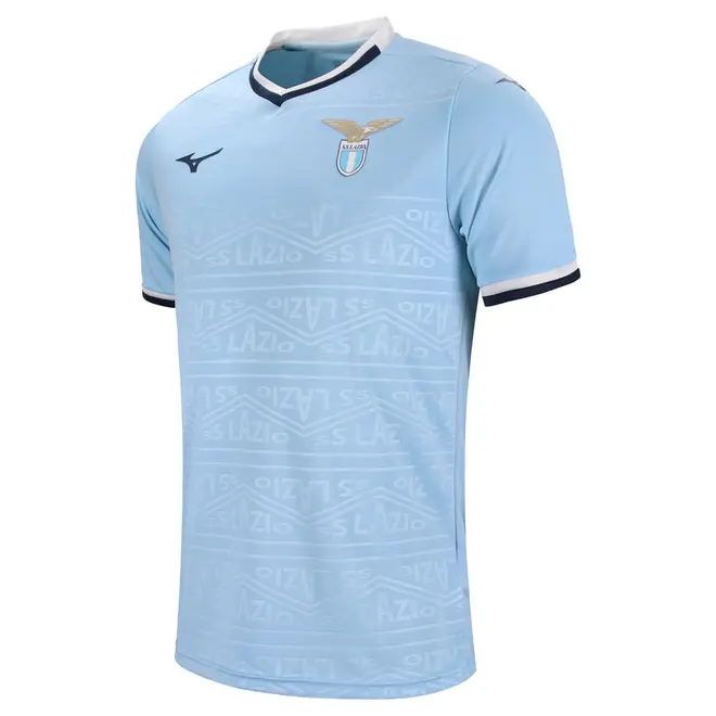 Camisa de Futebol Mizuno Lazio Jersey Masculina
