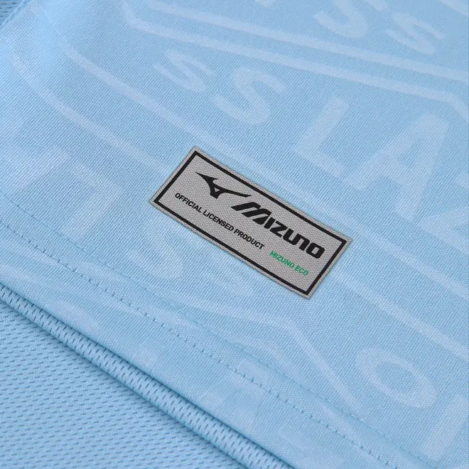 Camisa de Futebol Mizuno Lazio Jersey Masculina