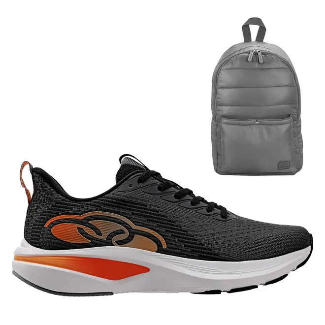 Kit 1 Tênis Olympikus Voa 2 e 1 Mochila Olympikus Puffer