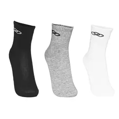 Meia Olympikus Cano Médio pacote c/ 3 pares Masculino