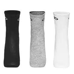 Meia Olympikus Cano Médio pacote c/ 3 pares Masculino