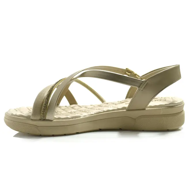 Papete Feminina Comfortflex Bege 2542404