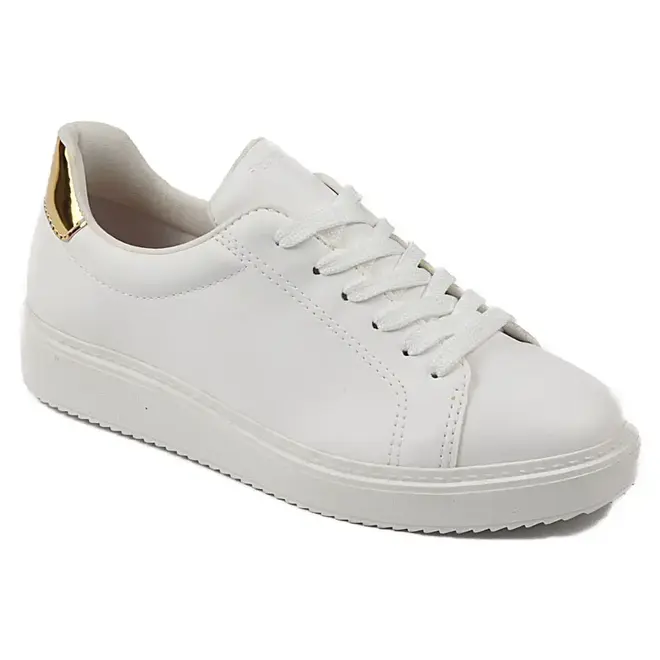 Tênis Casual Itapuã Super Style Branco e Ouro Feminino