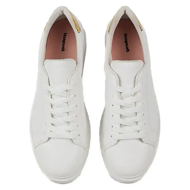 Tênis Casual Itapuã Super Style Branco e Ouro Feminino