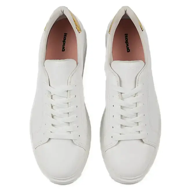 Tênis Casual Itapuã Super Style Branco e Ouro Feminino
