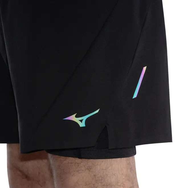 Shorts de Corrida Mizuno 2x1 High 3/7 Masculino