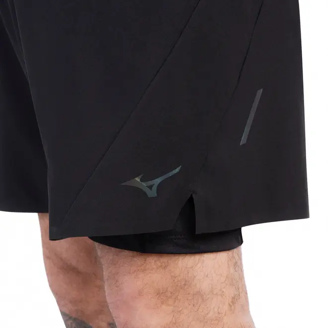 Shorts de Corrida Mizuno 2x1 High 3/7 Masculino