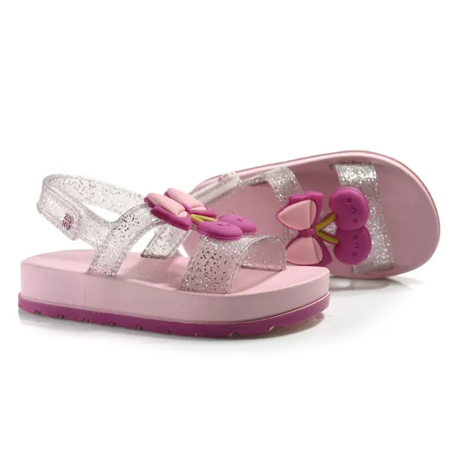 Sandália Papete Infantil Feminina Zaxy Cherry Rosa 19265
