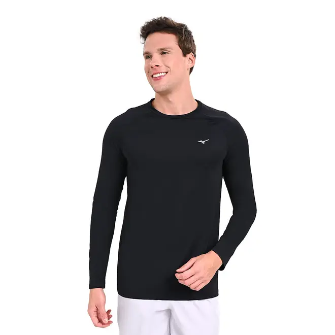 Camiseta Manga Longa de Treino Mizuno PRO UV +50