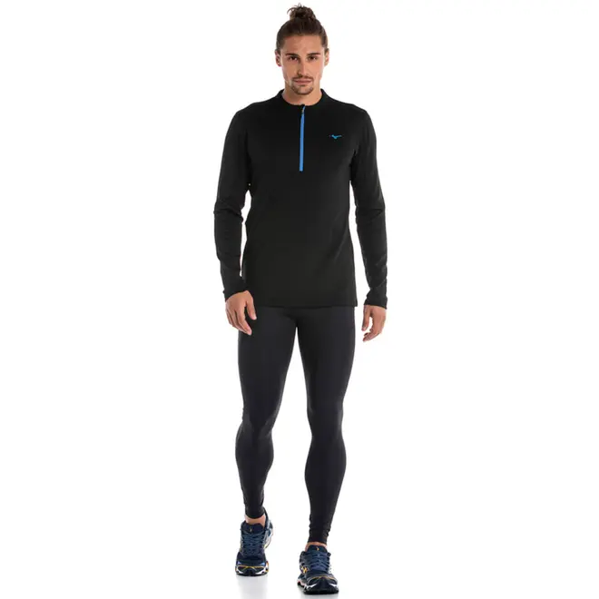 Camiseta Manga longa de Corrida Masculina Mizuno Térmica