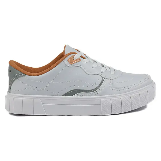 Tênis Mississipi Flatform Casual Branco Feminino
