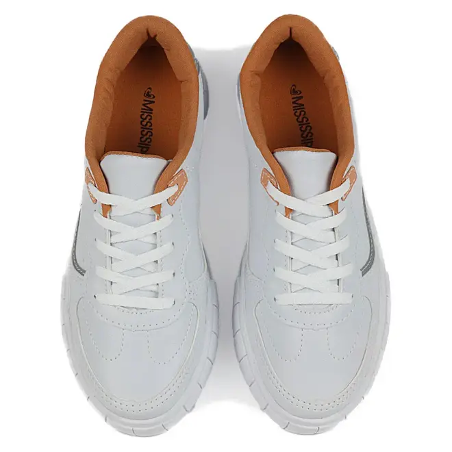 Tênis Mississipi Flatform Casual Branco Feminino