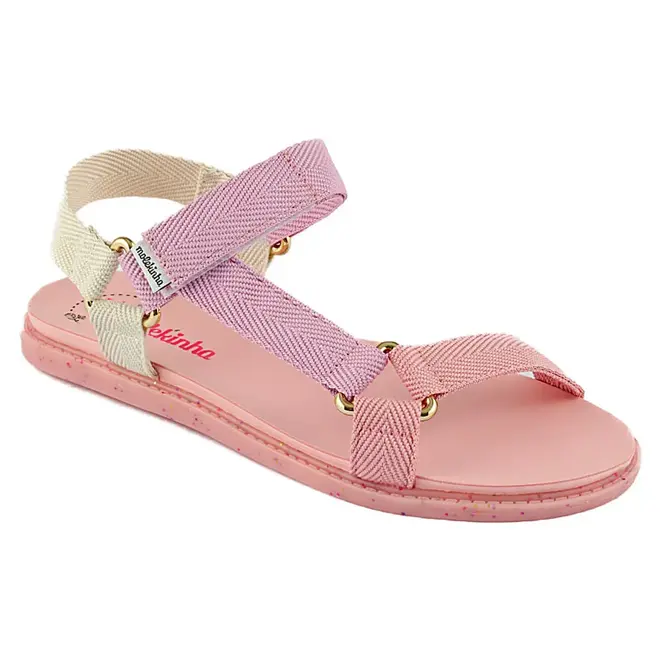 Sandália Papete Infantil Feminina Molekinha - Rosa