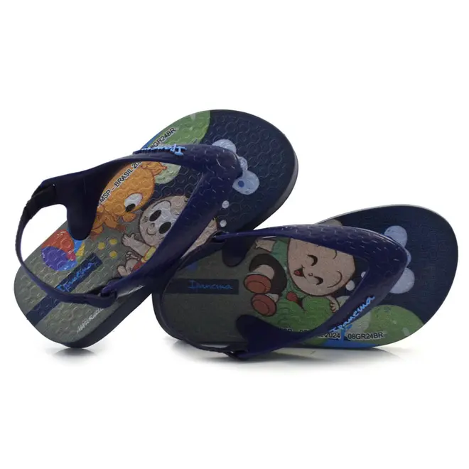 Chinelo Infantil Ipanema Turma da Monica do 17 ao 24 Azul 26791 AGO/24