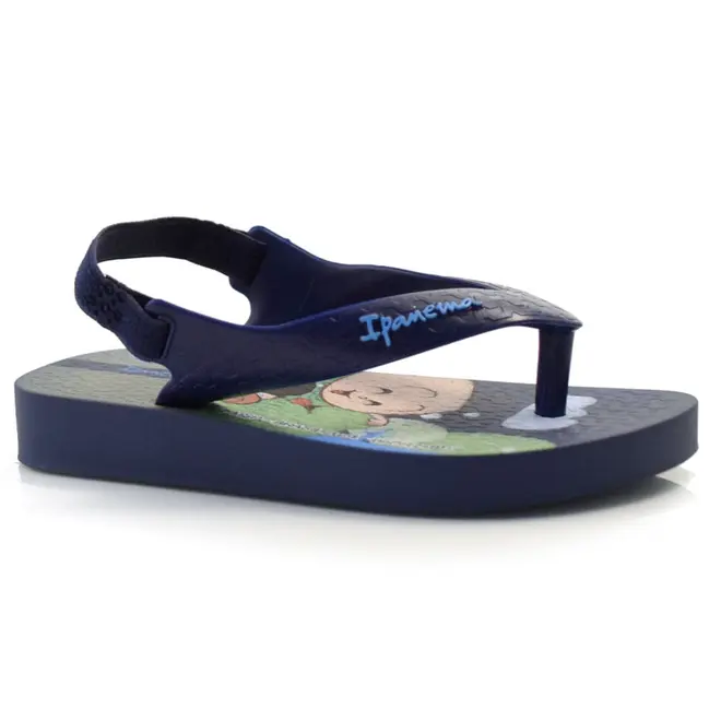 Chinelo Infantil Ipanema Turma da Monica do 17 ao 24 Azul 26791 AGO/24