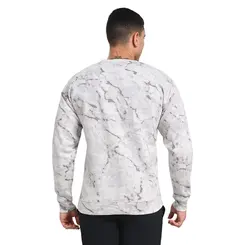 Camiseta Manga Longa de Treino Masculina Under Armour Project Rock Rival Fleece