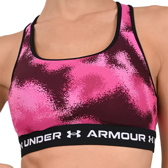 Top de Treino Feminino Under Armour Crossback Mid Print