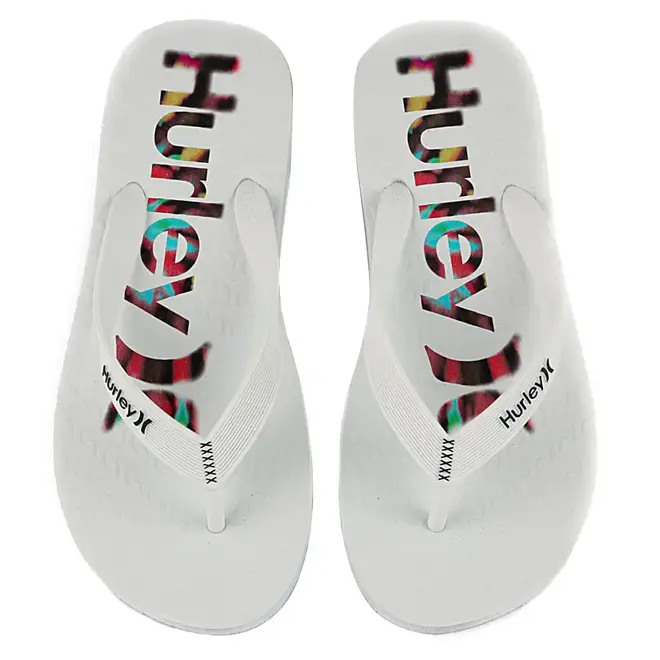 Chinelo Masculino Hurley Rainbow - Branco