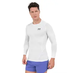 Camiseta Manga Longa de Compressão Masculina Under Armour HeatGear