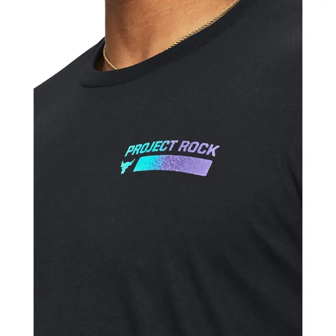 Camiseta Manga Longa de Treino Masculina Under Armour Project Rock Brahma