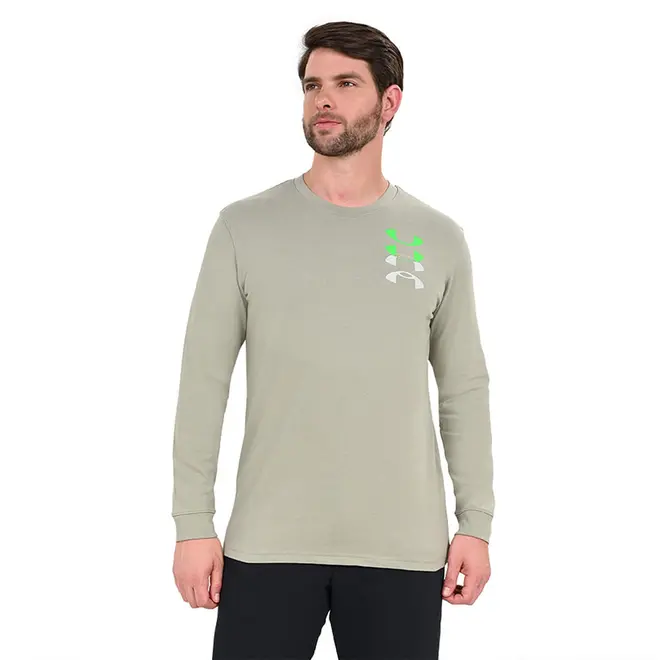 Camiseta Manga Longa Masculina Under Armour Train Anywhere