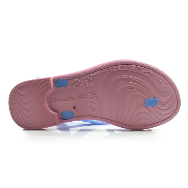 Sandália Rasteira Infantil Grendene Stitch Fantasy com Mascara Rosa 23405