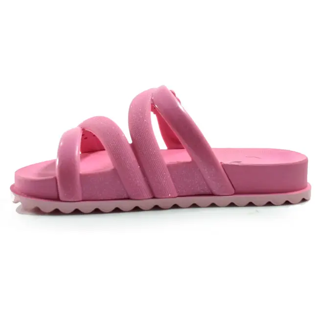 Sandália Flat Infantil Grendene Barbie Pop Lace do 26 ao 34 Rosa 23238