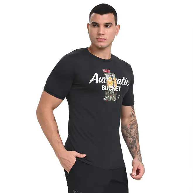 Camiseta de Basquete Masculina Under Armour Claw Machine