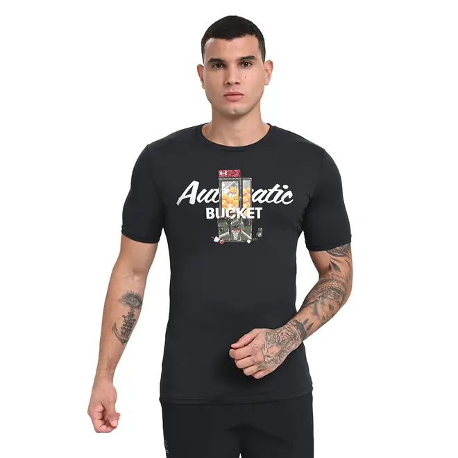 Camiseta de Basquete Masculina Under Armour Claw Machine