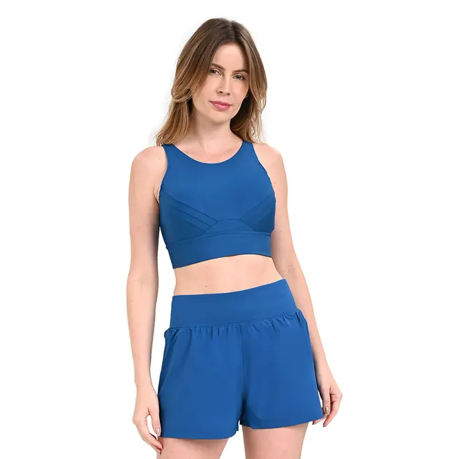 Top de Treino Feminino Under Armour Infinity Pintuck