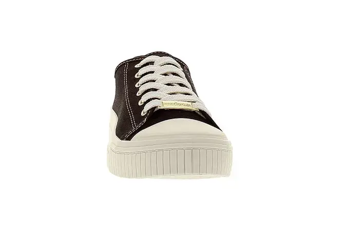 Tênis Casual Moleca Clássico Preto e Branco Feminino