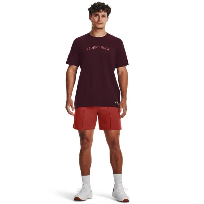 Camiseta de Treino Masculina Under Armour Project Rock Crest