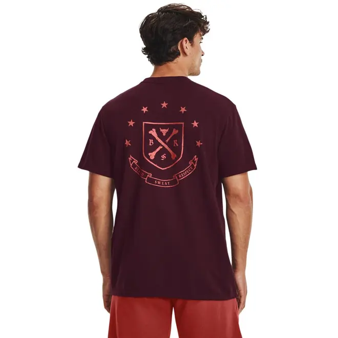 Camiseta de Treino Masculina Under Armour Project Rock Crest