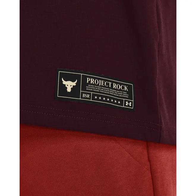 Camiseta de Treino Masculina Under Armour Project Rock Crest