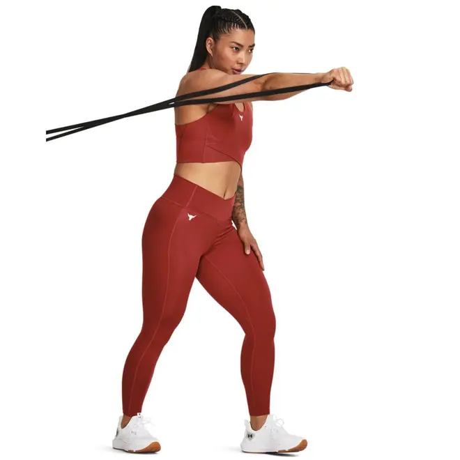 Top de Treino Feminino Under Armour Project Rock Lets Go Crossover