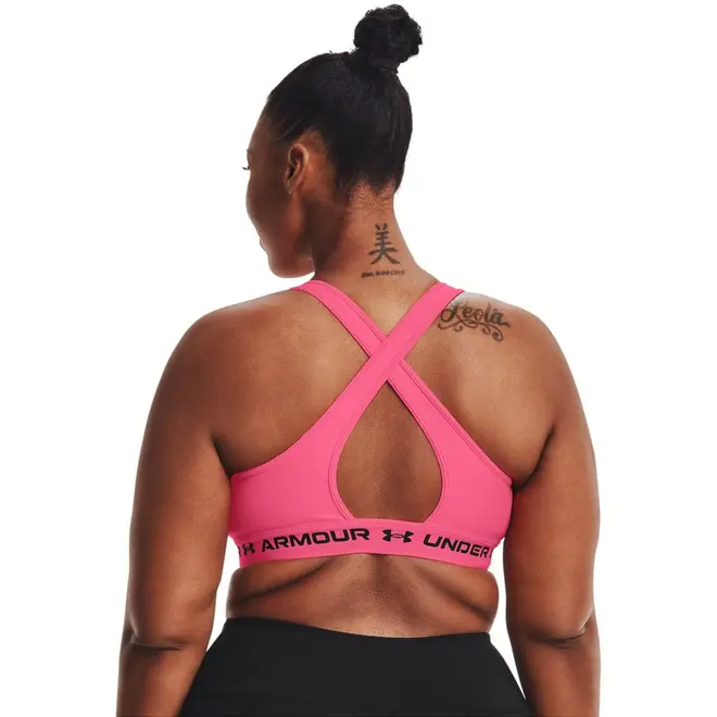 Kit 2 Tops com bojo Femininos Under Armour Crossback Mid Bra